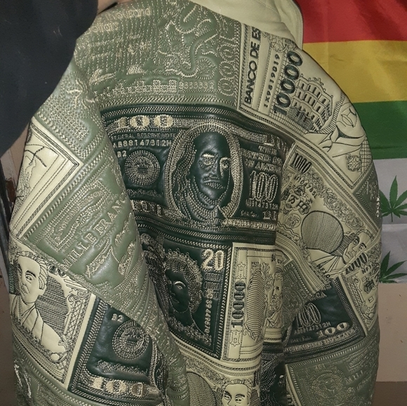 Al wissam rare Genuine Leather jacket - Picture 3 of 6